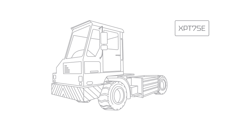 Портовый тягач XCMG XPT75E