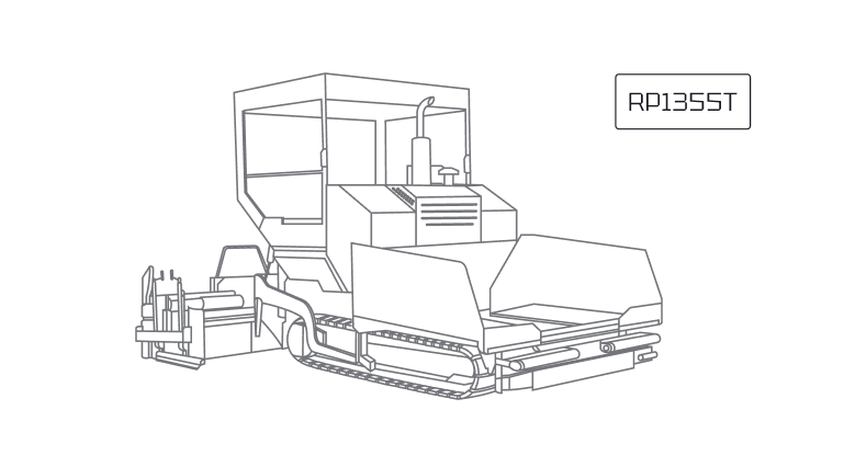 Асфальтоукладчик XCMG RP1355T