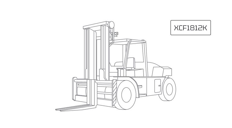 Вилочный погрузчик XCMG XCF1812K