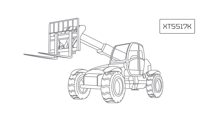 Телескопический погрузчик XCMG XT5517K