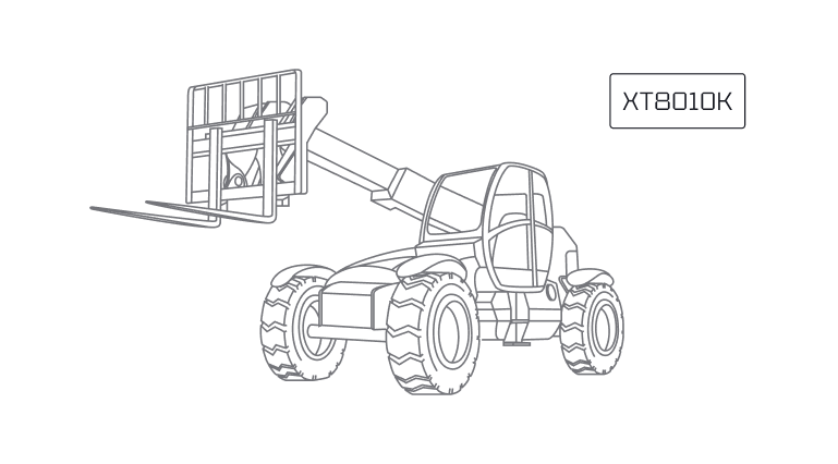 Телескопический погрузчик XCMG XT8010K